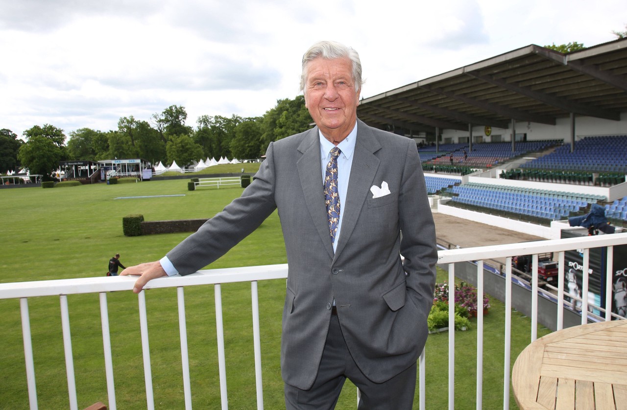 Albert Darboven beim Spring- und Dressurderby in Klein Flottbek im Jahr 2019