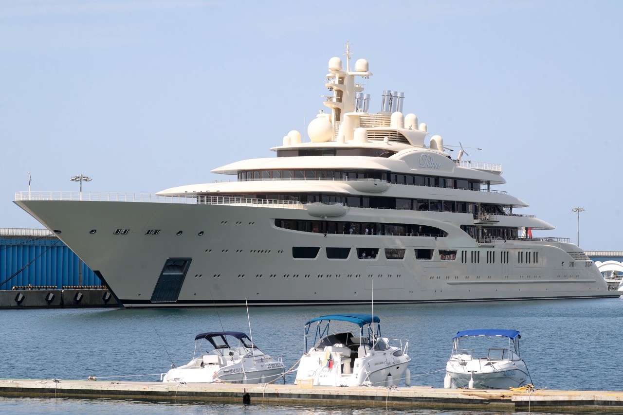 Die „Dilbar“ in Sochi, Russland.