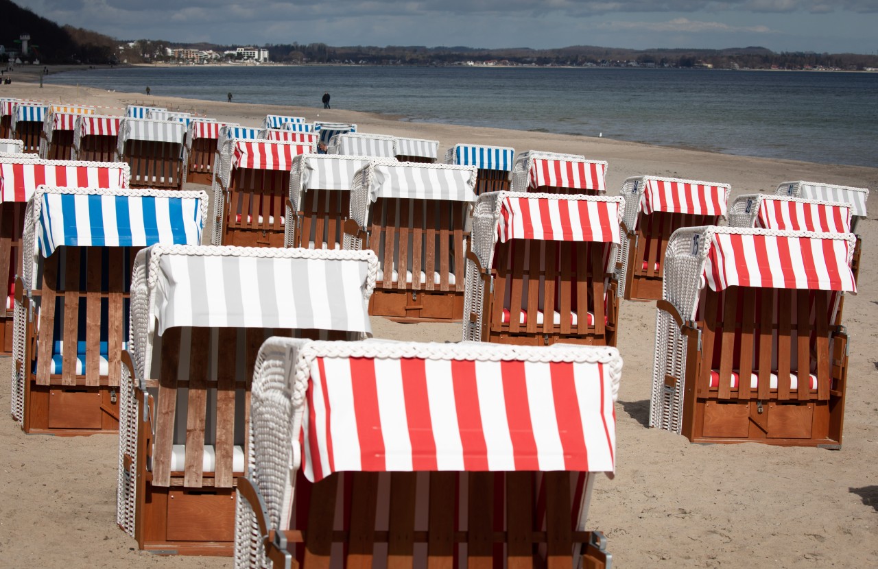 Strandkörbe am Timmendorfer Strand.