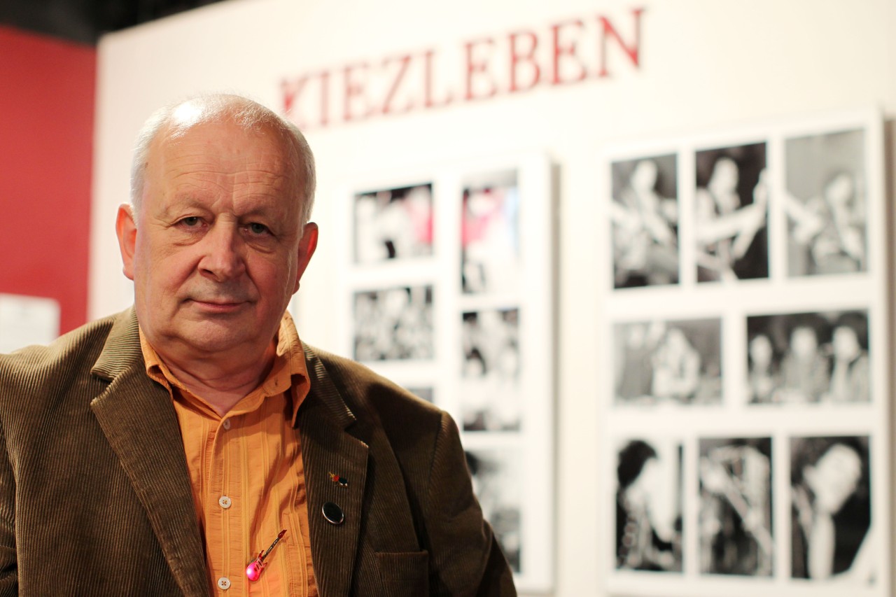 Günter Zint im St. Pauli Museum.