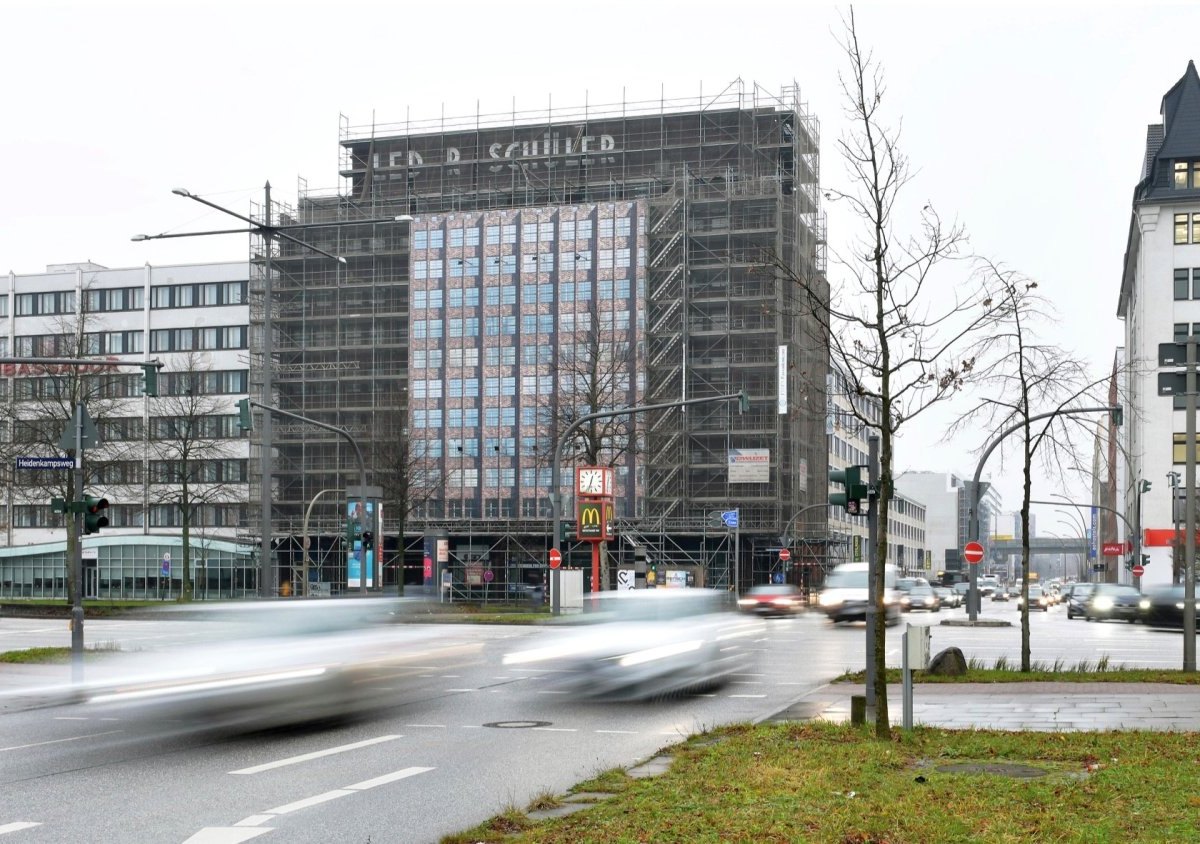 Hamburg Kontorhaus Hammerbrook Leder-Schüler Denkmal Statik Keller