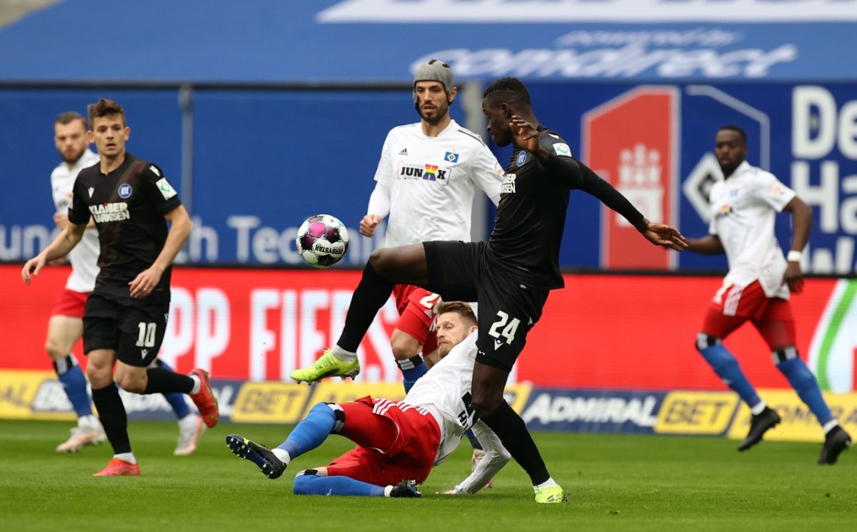 Hamburger SV HSV Karlsruhe Rick van Drongelen 1:1 Aufstieg