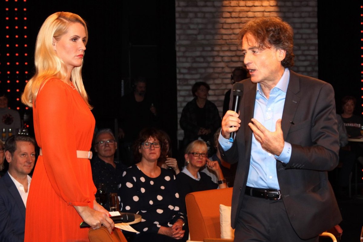 Judith Rakers Giovanni di Lorenzo 3nach9 Talkshow Moderatorin NDR