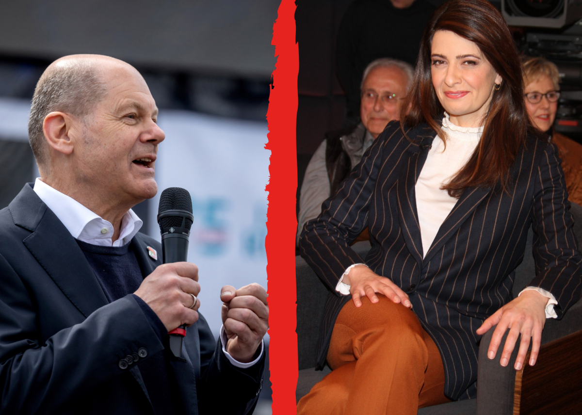 Linda Zervakis Olaf Scholz Louis Klamroth ProSieben