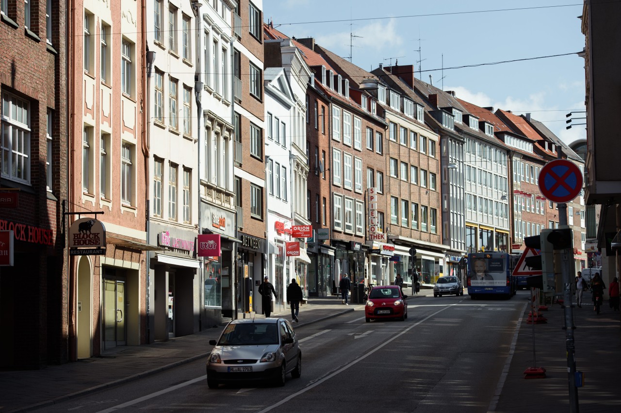 Freie Fahrt hat man in Lübeck leider oft nicht.