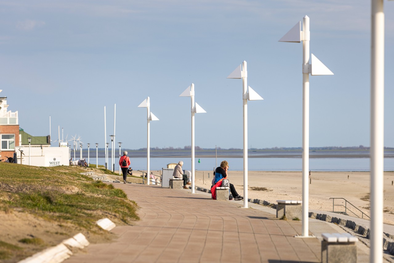 Idyllische Szene auf Norderney.