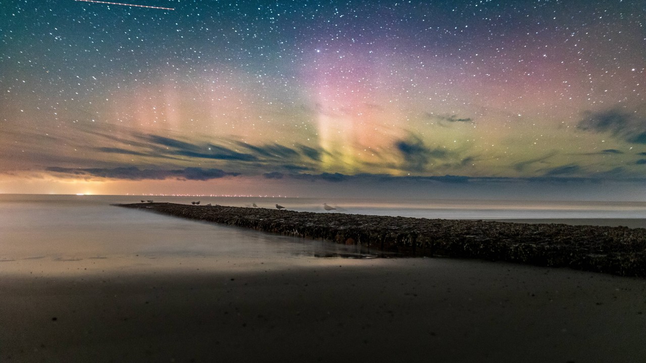 Am Strand von Norderney gibt es atemberaubende Ausblicke.