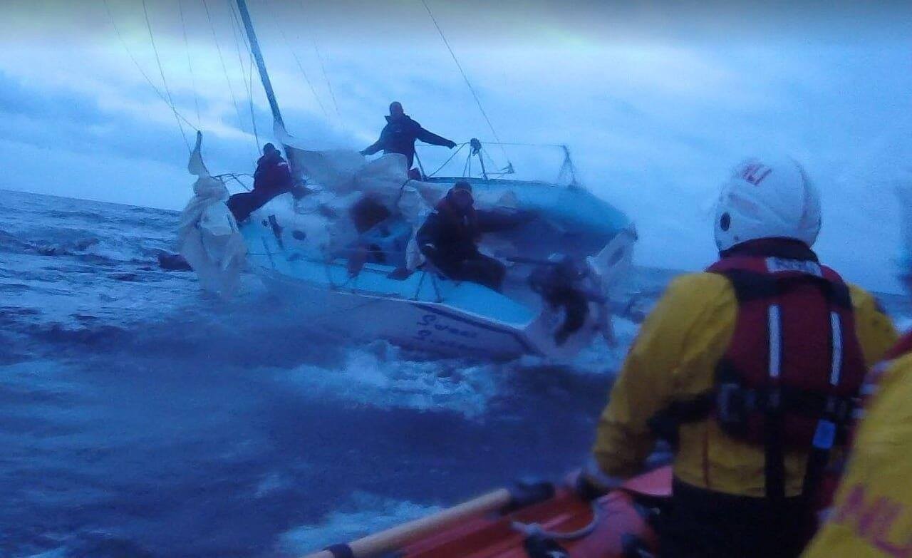 Dieses Foto machten die Retter auf der Nordsee