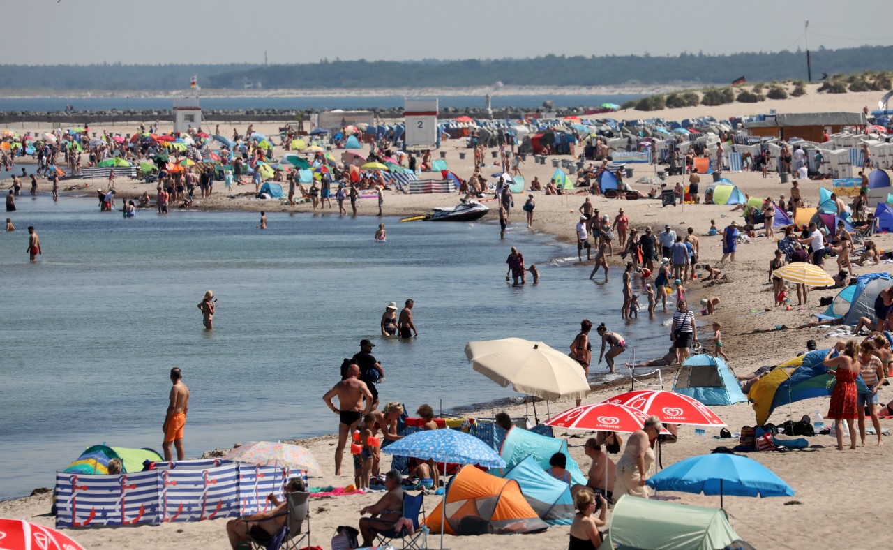 Die Küsten der Ostsee sind wieder gut besucht.