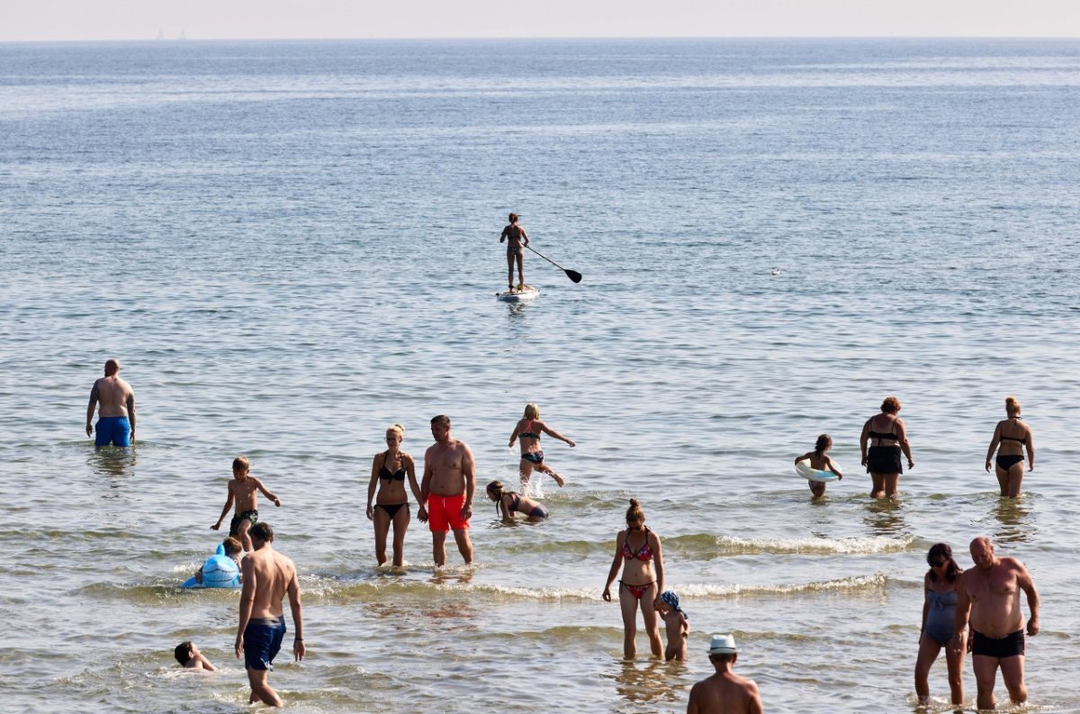 Ostsee Timmendorfer Strand Scharbeutz Lübecker Bucht Tagestouristen Urlaub