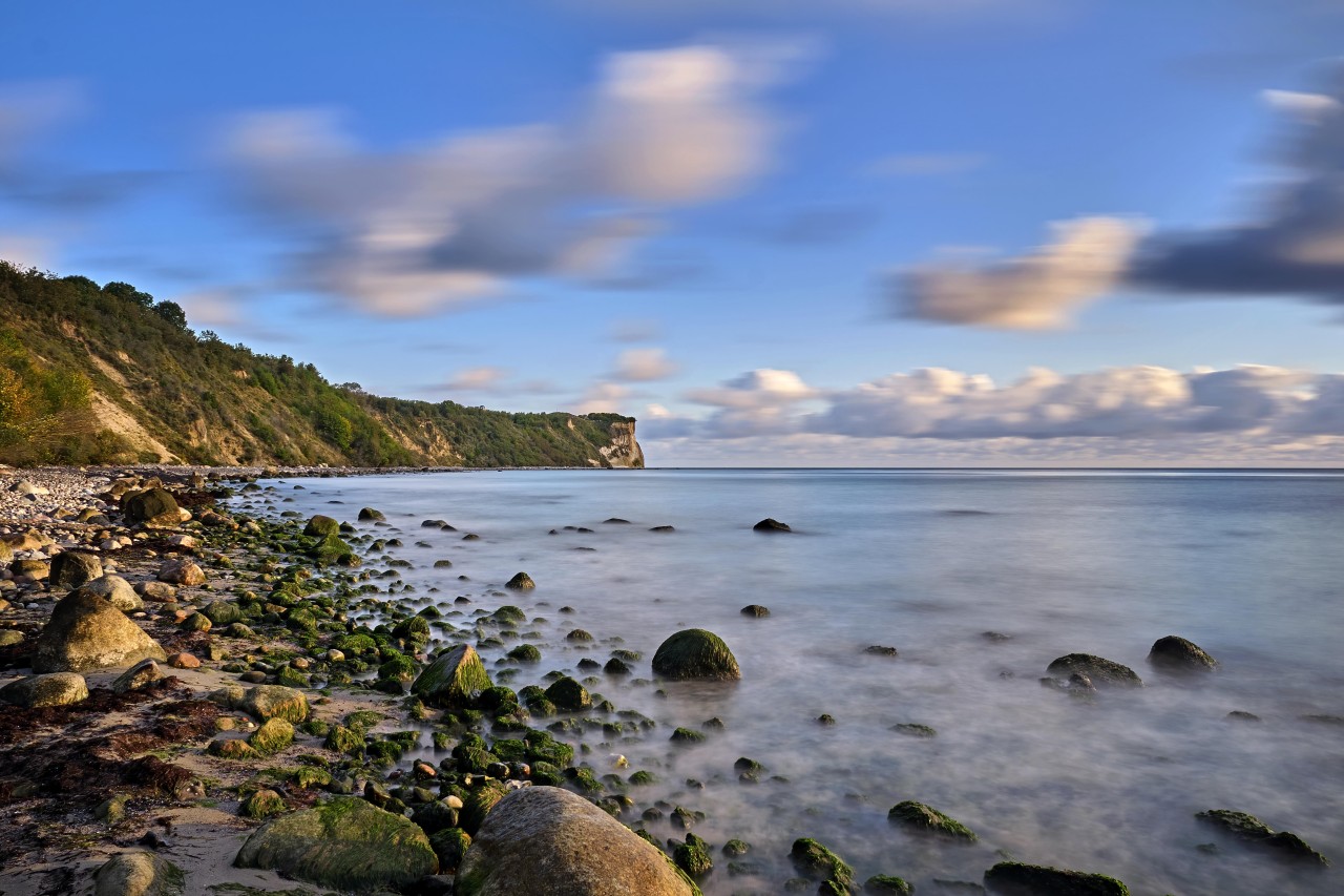 Blick auf Kap Arkona auf der Insel Rügen.