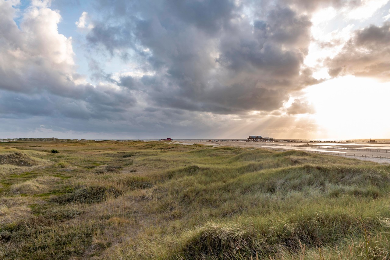 Seit mehreren Wochen hat es in Sankt Peter-Ording kaum geregnet. 