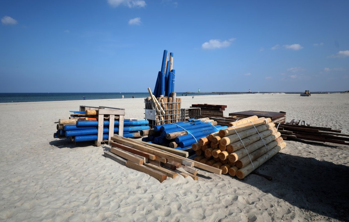 Strand Warnemünde Ostsee Mecklenburg-Vorpommern Oase