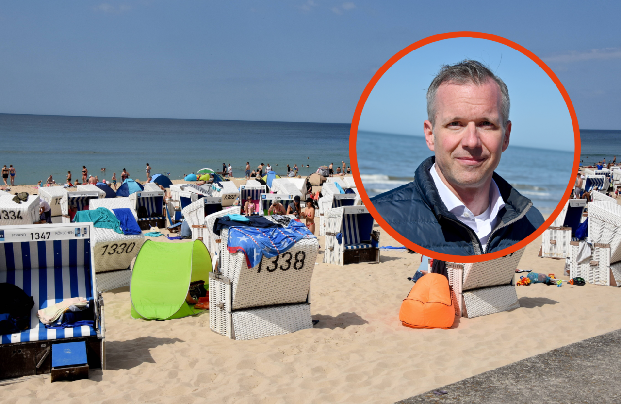 Nikolas Häckel, Bürgermeister der Gemeinde Sylt, kann einen Plan der Landesregierung nicht nachvollziehen (Symbolbild). 