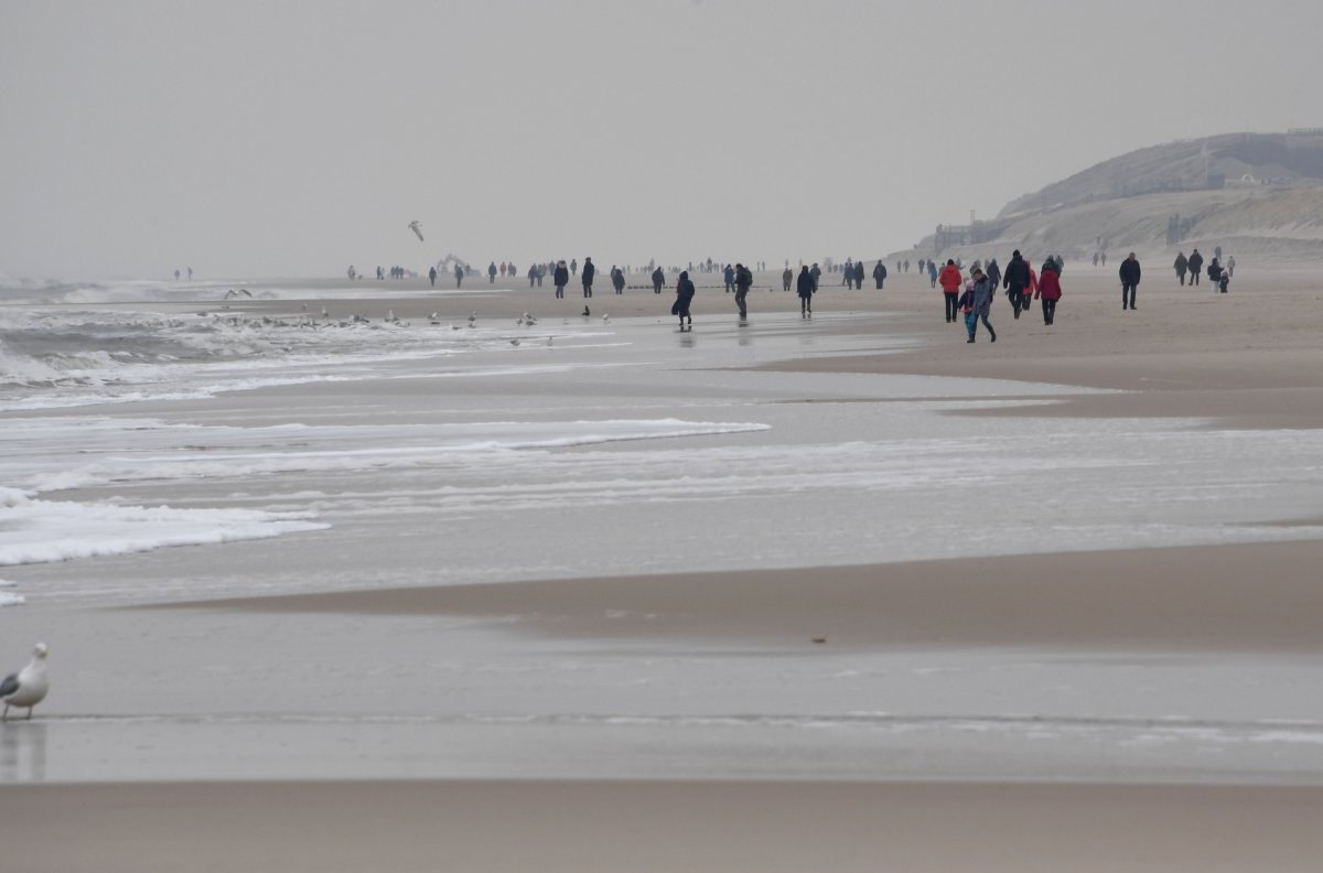 Sylt sturm urlaub herbst wetter regen Strand Nordsee Insel Sonne