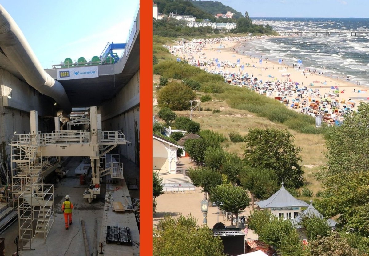 Usedom Wollin Swinemünde Bohrmaschine Durchbruch Tunnel.jpg