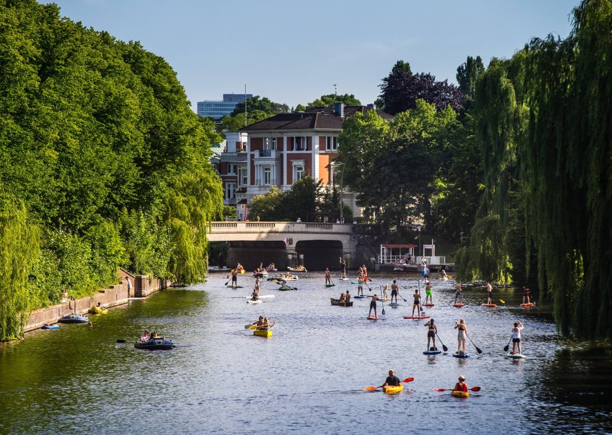 Wetter in Hamburg Hitze Gefahr Sommer Hitzewelle Helgoland