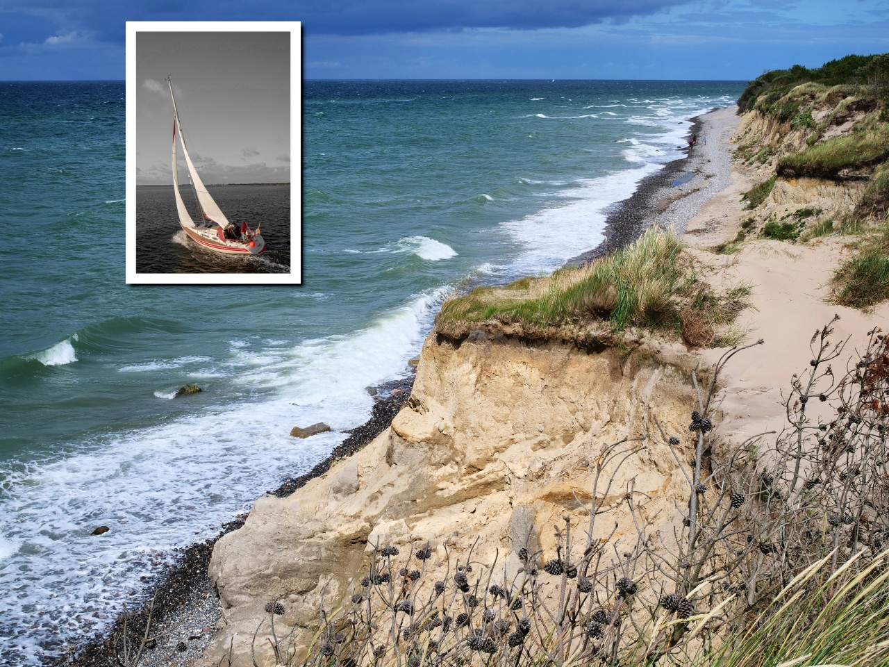 Dramatische Szenen auf der Ostsee vor Rügen! Ein Segler war in Seenot geraten. (Symbolbild) 