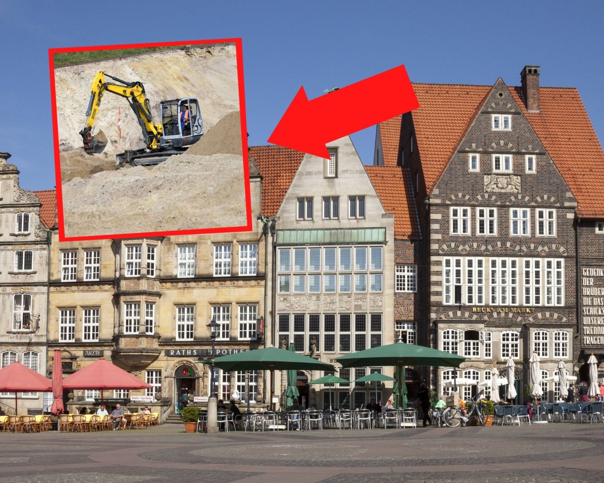 Bremen Bombe Baustelle Osterfeuerberger Ring