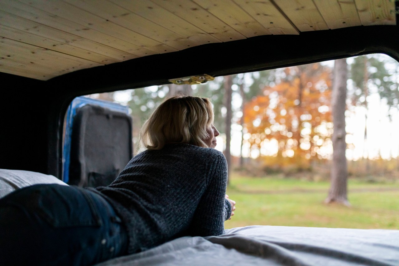 Camping im Winter ist eher etwas für abgehärtete Menschen.