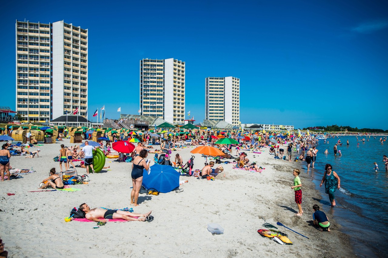 Am Südstrand der Ostsee-Insel Fehmarn