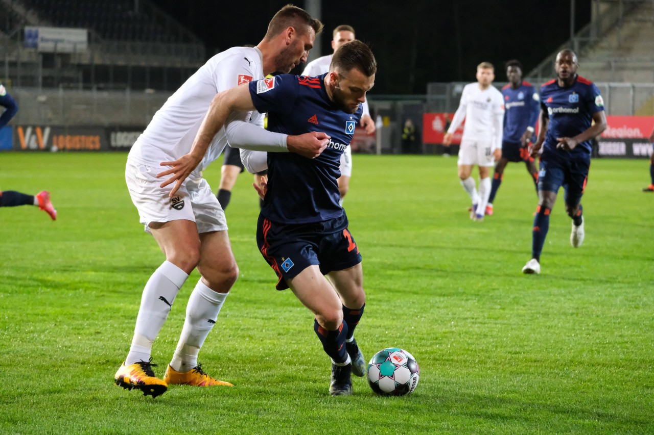 Der HSV präsentierte sich in Sandhausen erschreckend schwach.