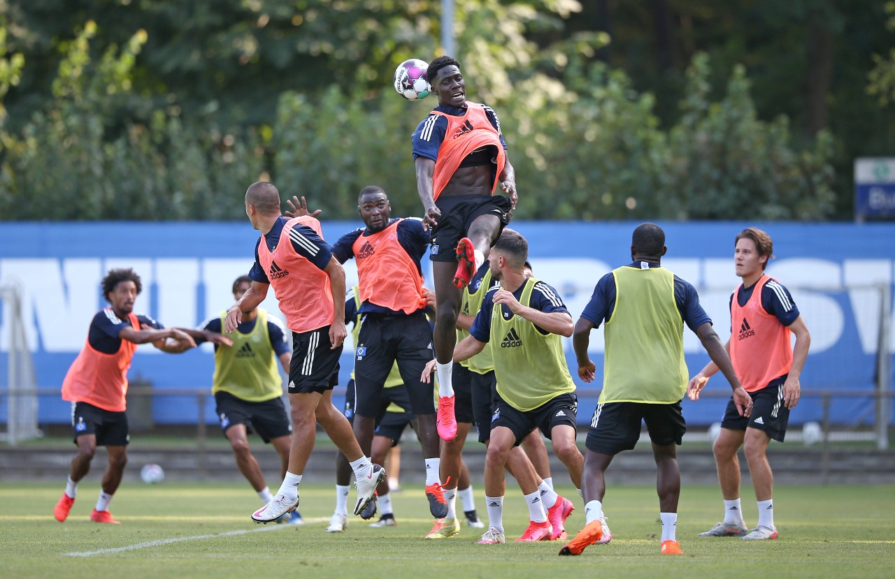 Der Hamburger SV trainiert fleißig für die neue Saison.