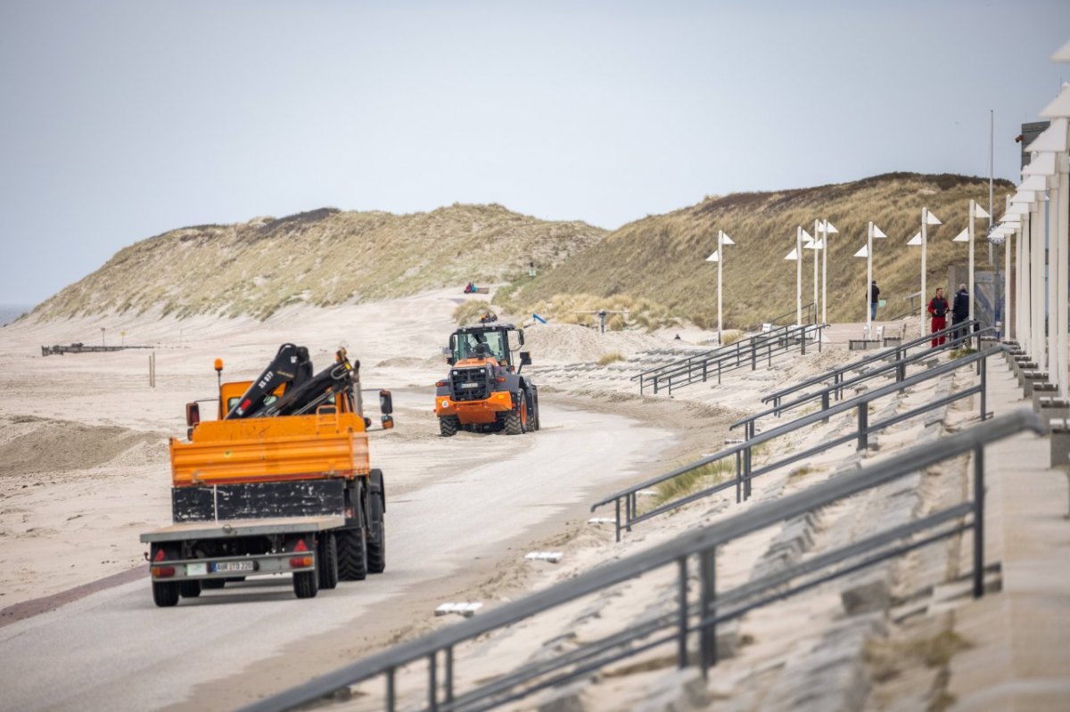 Norderney Nordsee Sturmflut Küste Deich Schutz Wasser Flut