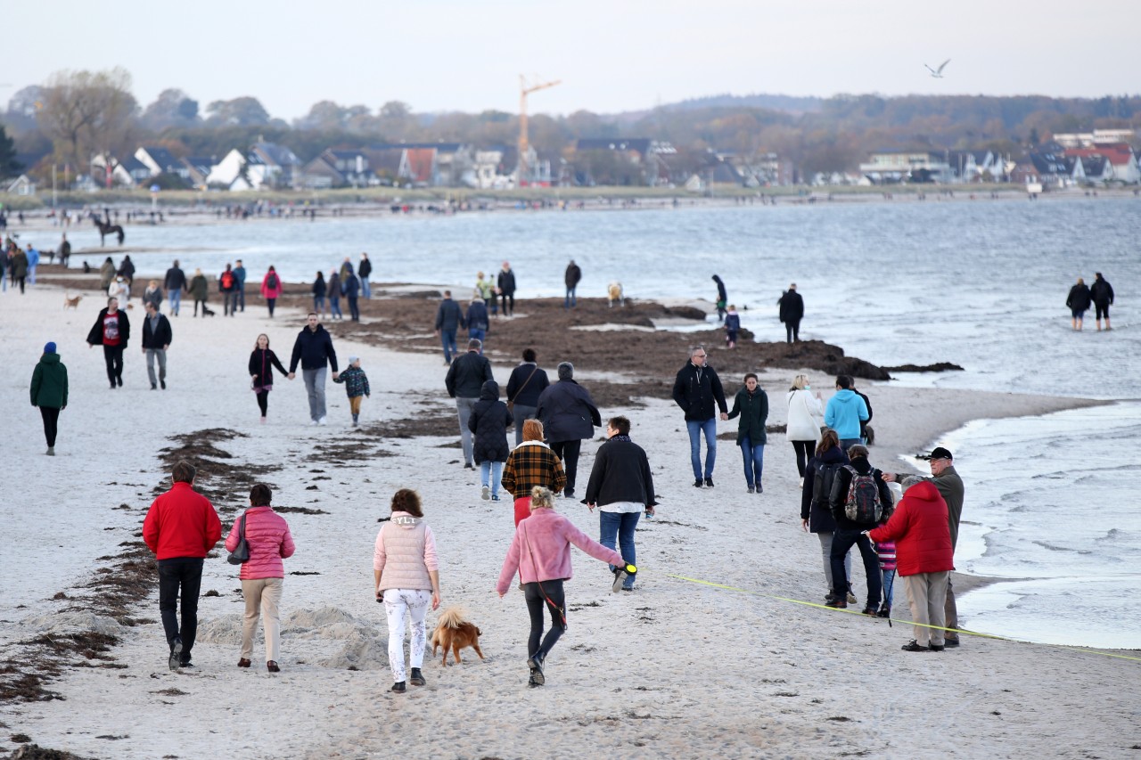 Der große Ansturm an die Ostsee blieb diesmal aus.