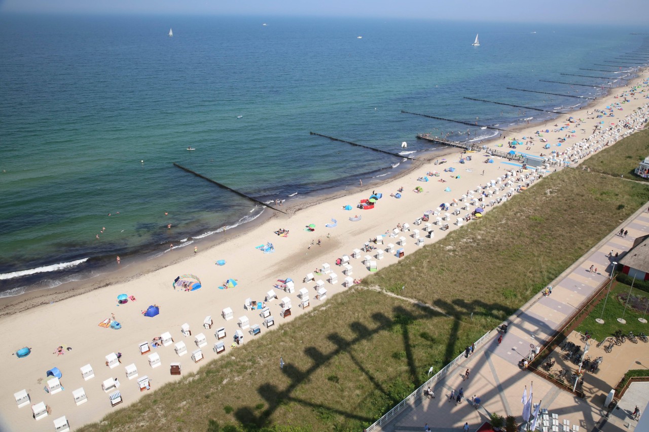 Hier lässt es sich aushalten: Blick auf den Strand in Kühlunsborn.