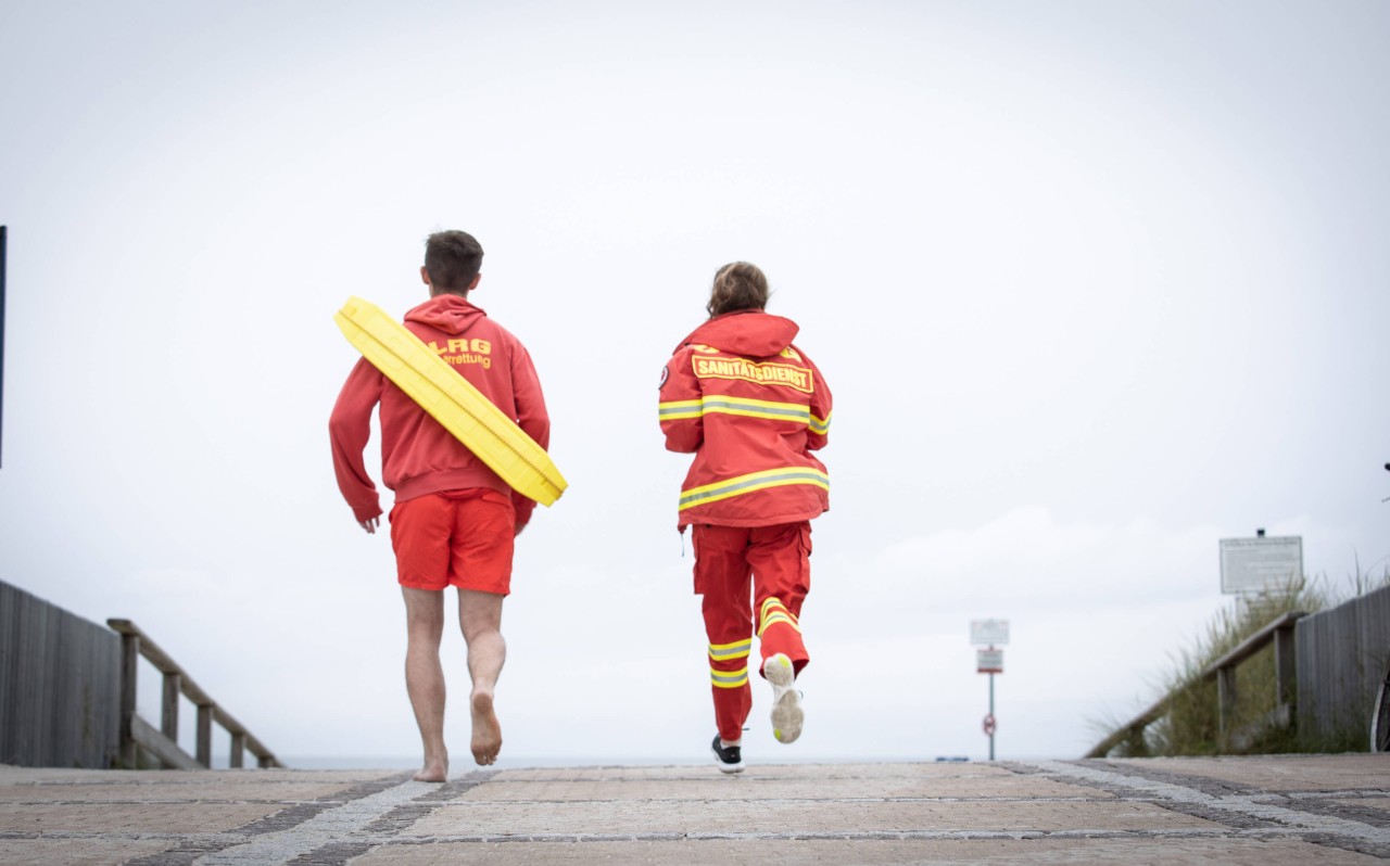 Ostsee: Im Normalfall rennen Rettungsschwimmer nicht (Symbolbild). 