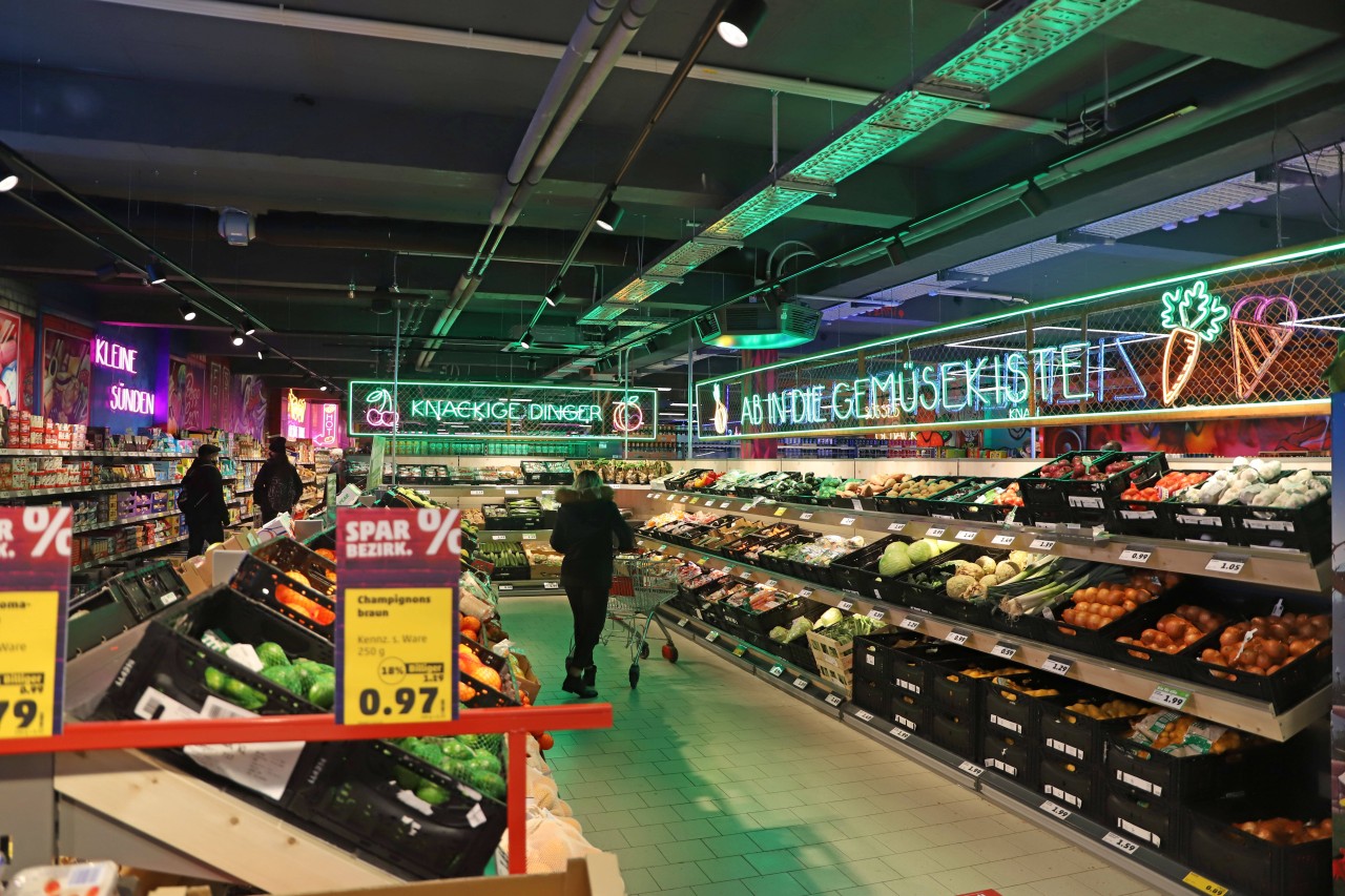 So sieht es heute in dem Penny-Markt auf der Reeperbahn in Hamburg aus. 