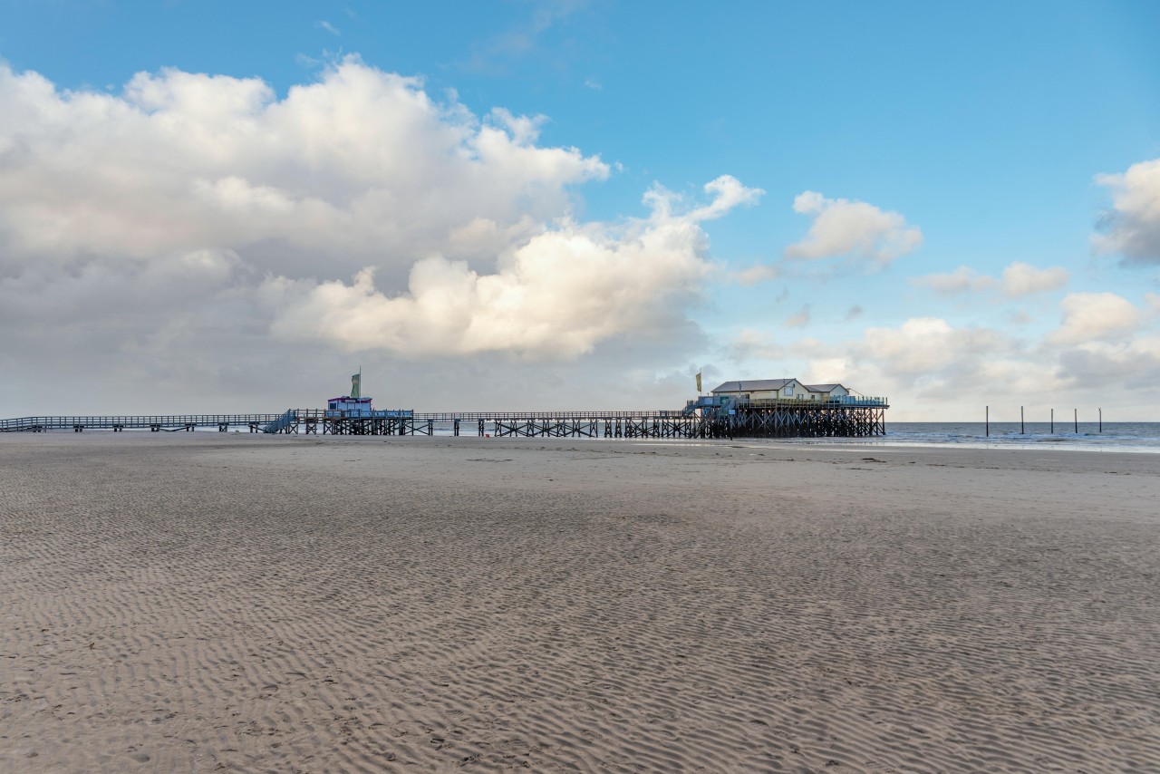 Idyllische Szenen aus Sankt Peter-Ording.