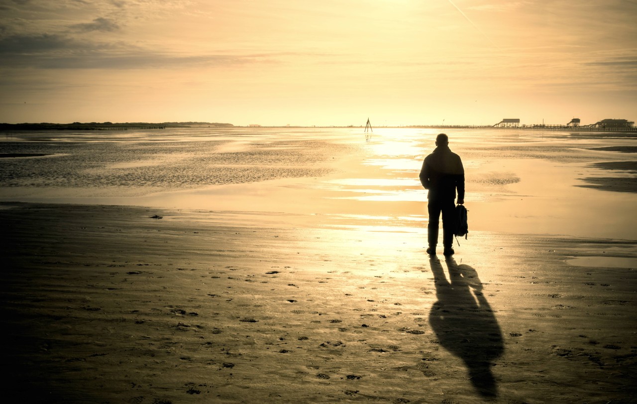 Stimmungsvolle Aufnahme von Sankt Peter-Ording.