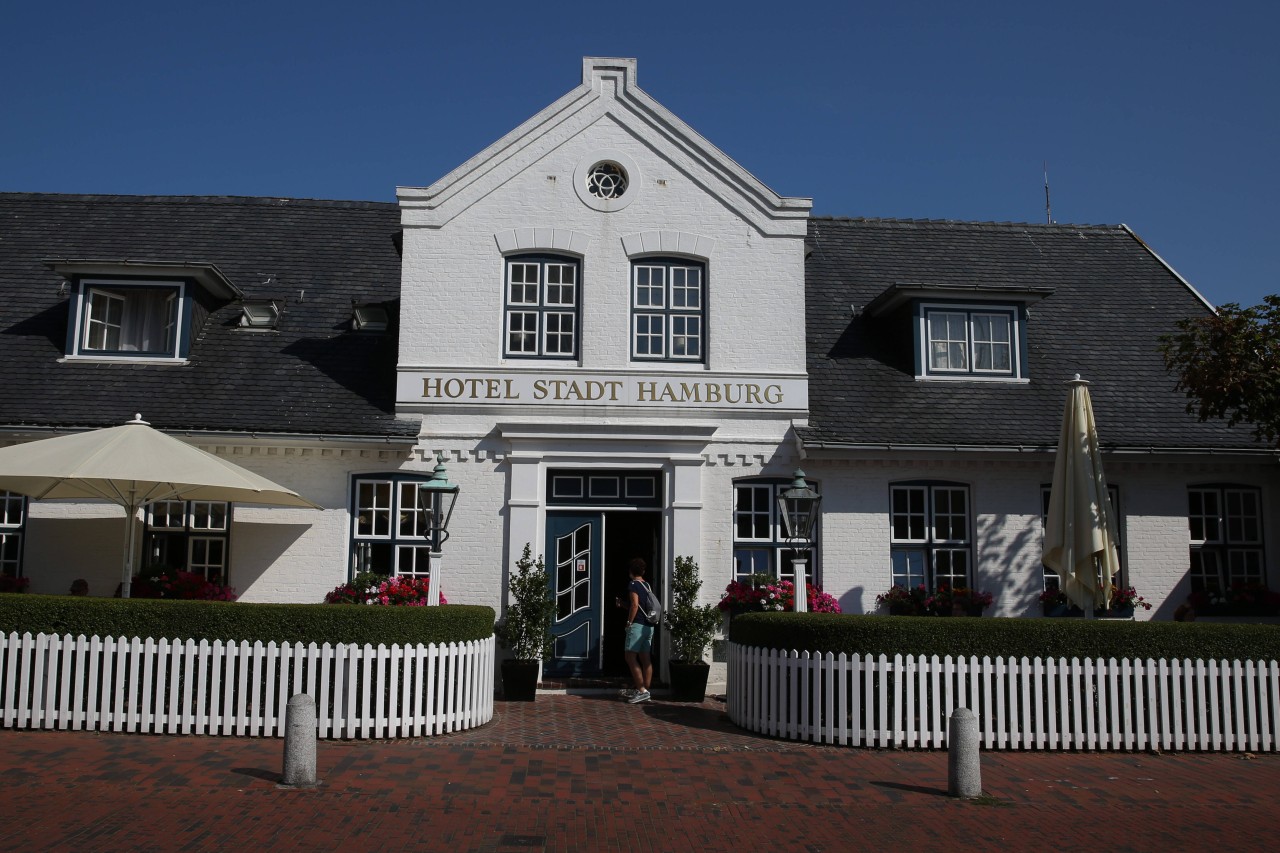 Das Hotel „Stadt Hamburg“ auf Sylt.