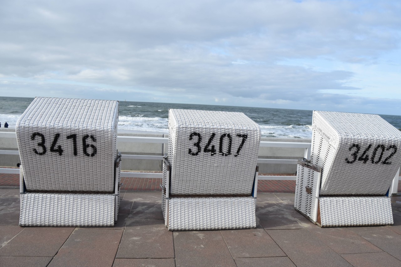 Strandkörbe auf Sylt.