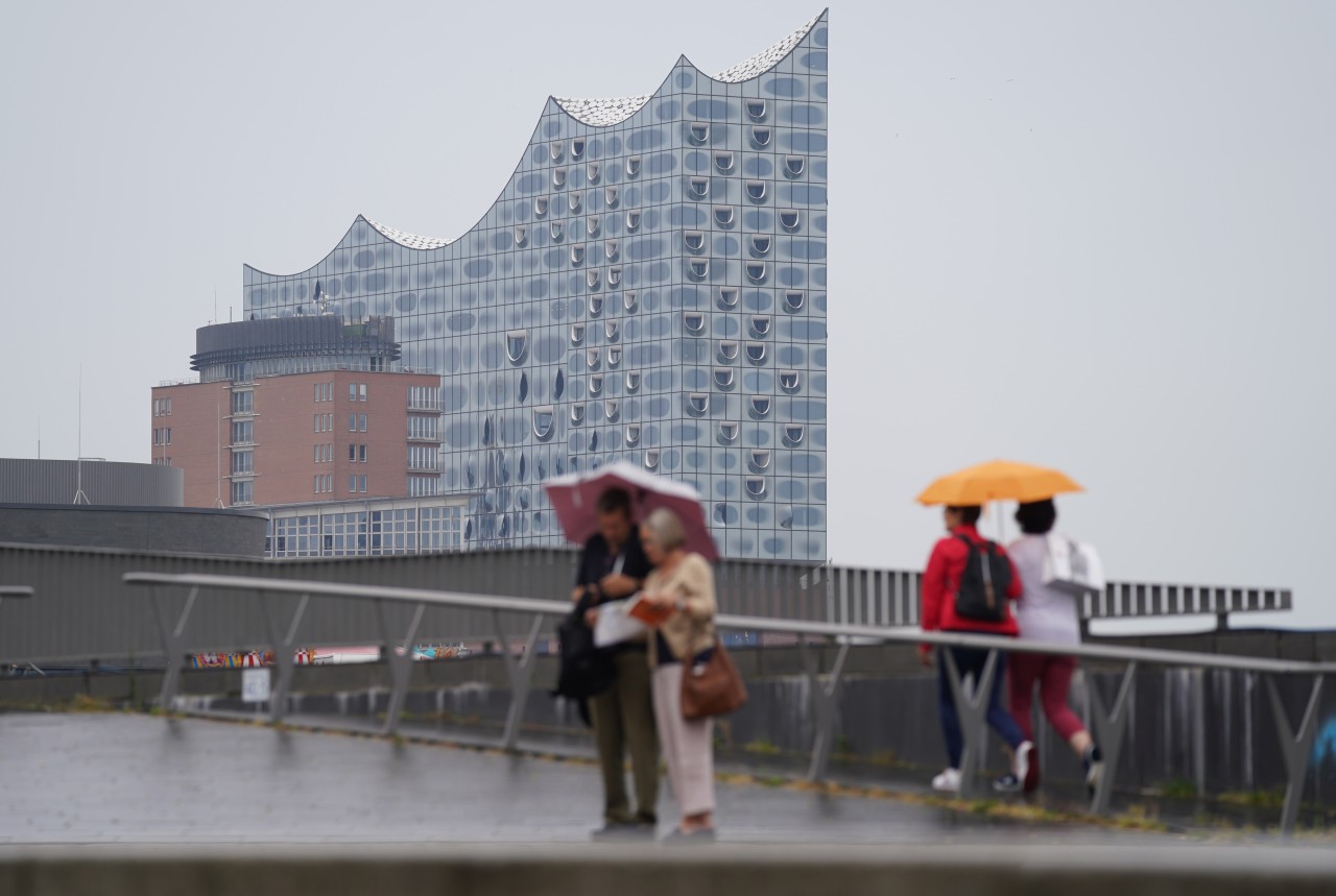 Für die kommende Woche wird wieder regnerisches Wetter in Hamburg erwartet. 