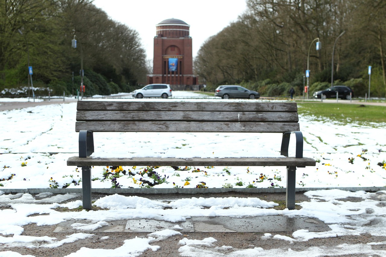 Wetter: So sah es im Stadtpark von Hamburg noch am 31. März aus.