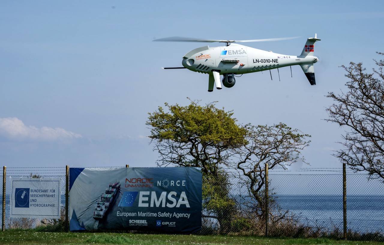 Um so eine Drohne ging es beim Absturz über der Ostsee