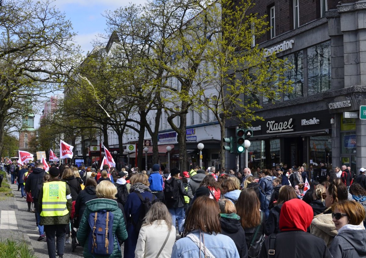 Hamburg Streik Verdi