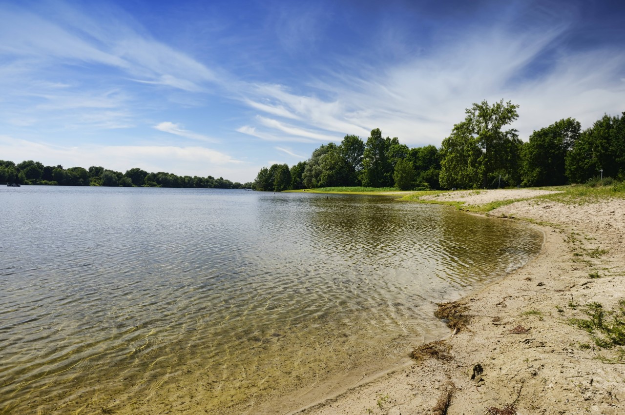 Der Badesee in Hamburg-Allermöhe.