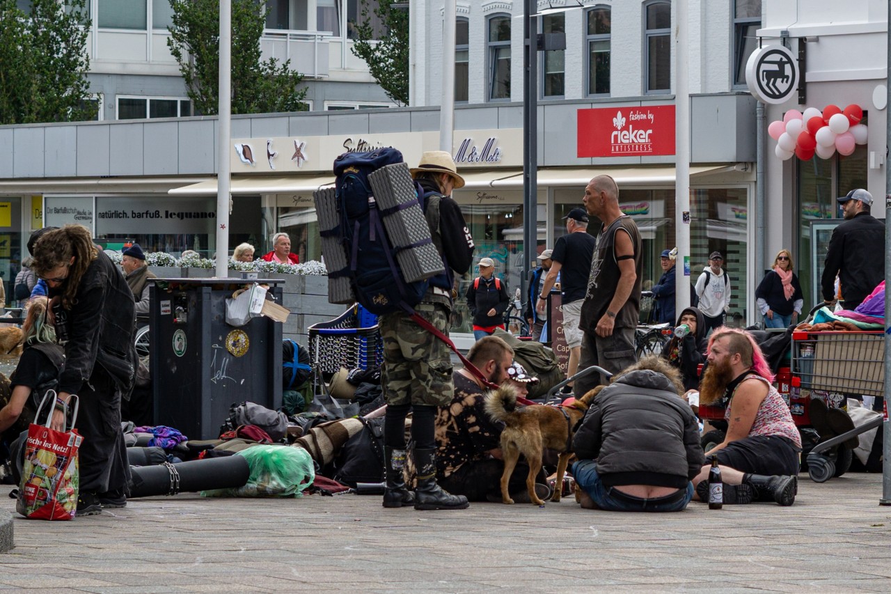 In Westerland auf Sylt eskalierte es mal wieder. 