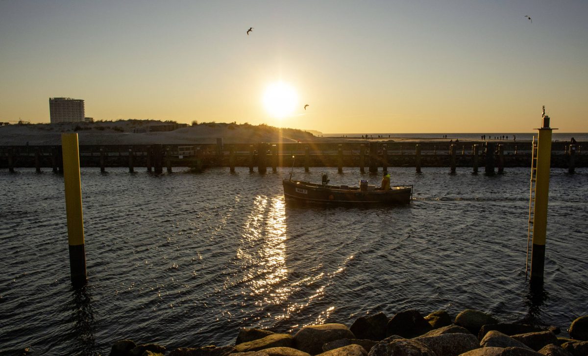 Fischer an der Ostsee