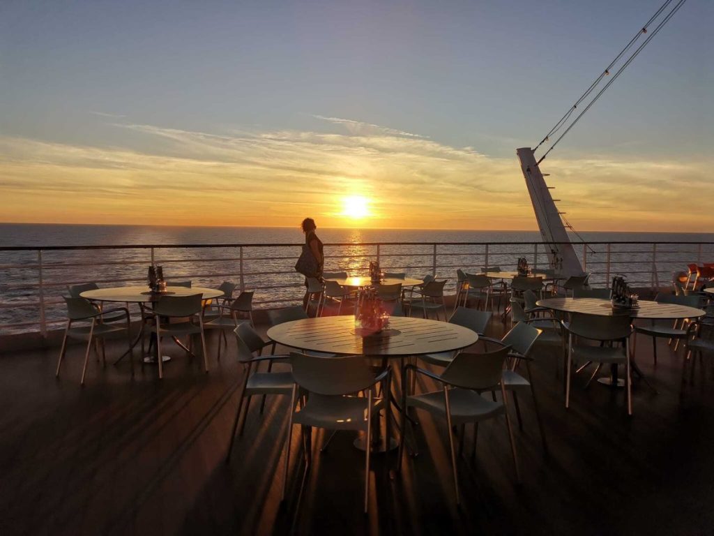 Ausblick von der Aida Diva