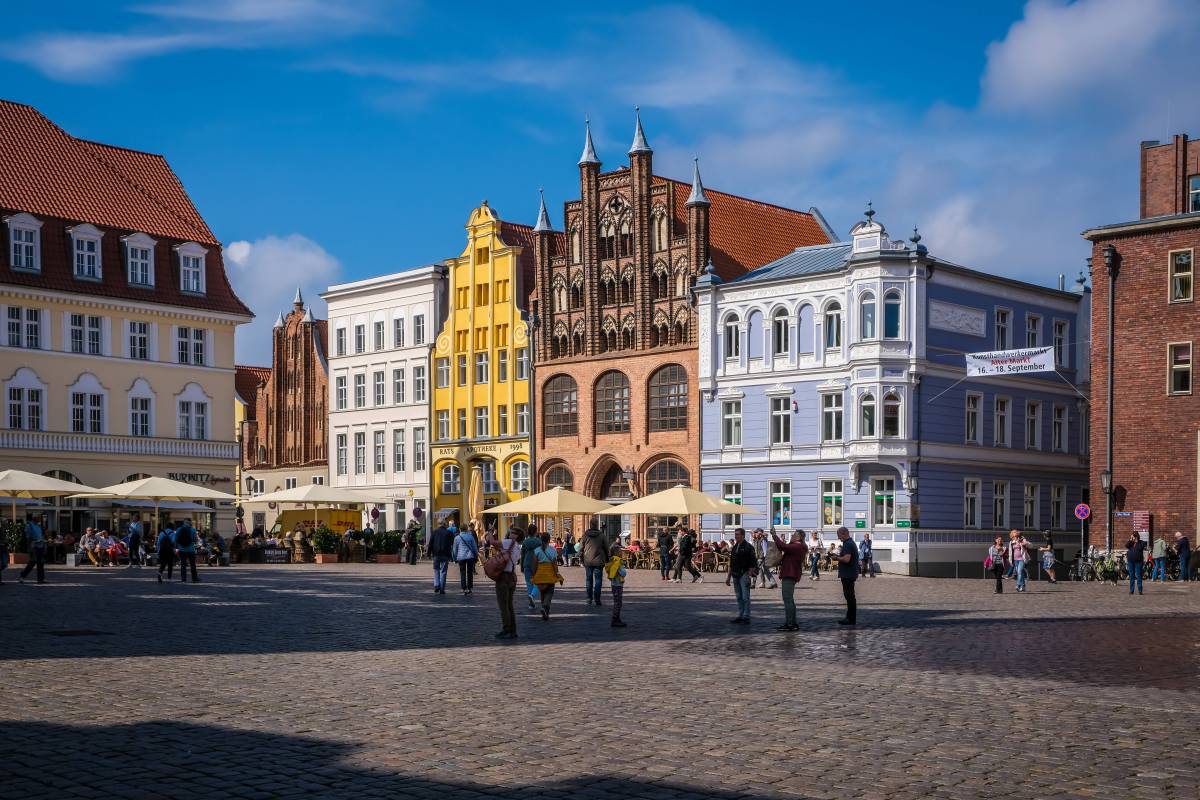 Mehr Läden in der Ostsee-Stadt Stralsund müssen schließen.