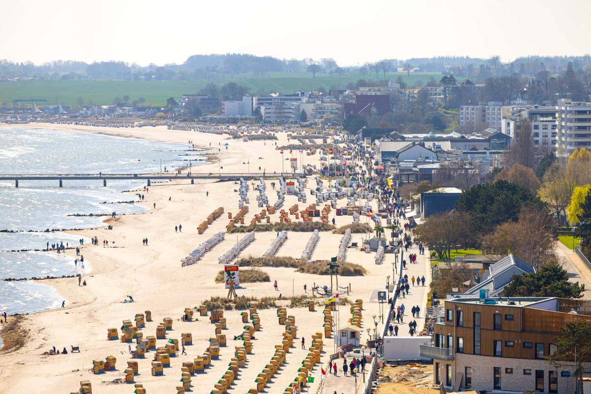 Große Veränderungen am Ostsee-Strand Grömitz. Nicht alle Pläne stoßen auf Begeisterung.