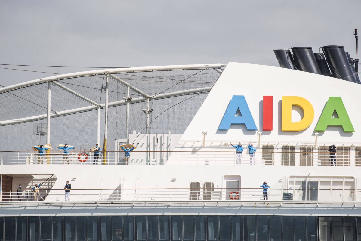 Eine unschöne Szene spielte sich auf einem Aida-Schiff.