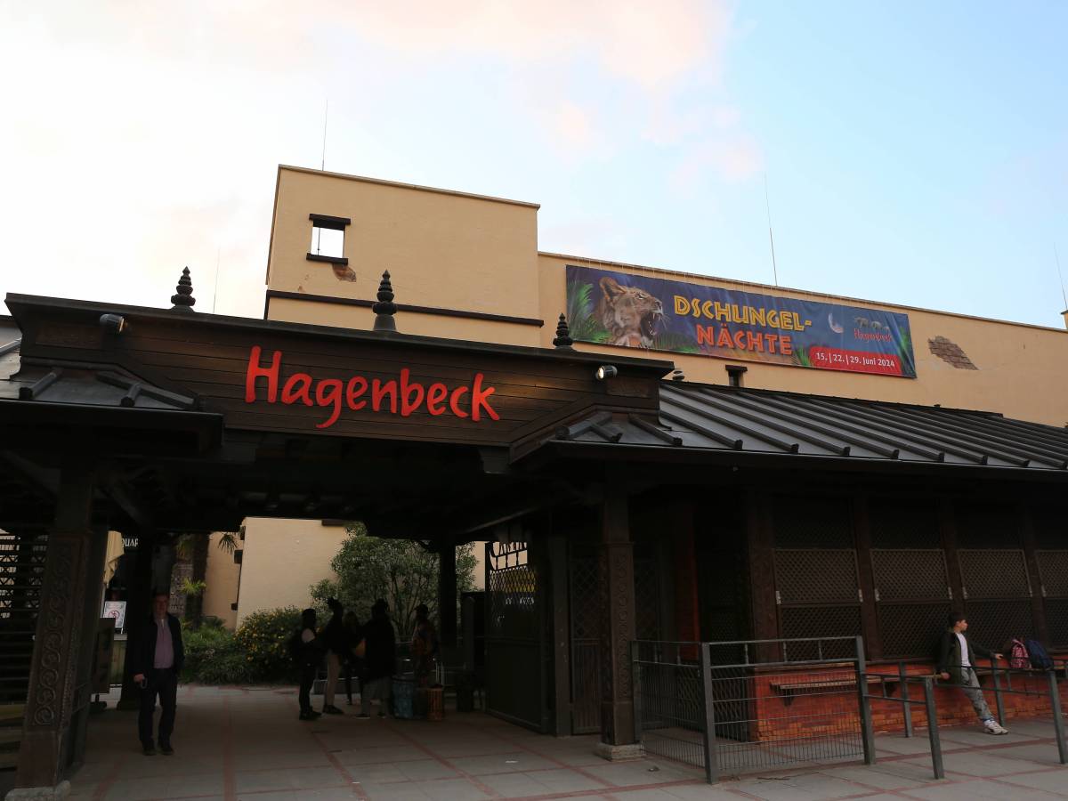 Der Tierpark Hagenbeck in Hamburg.