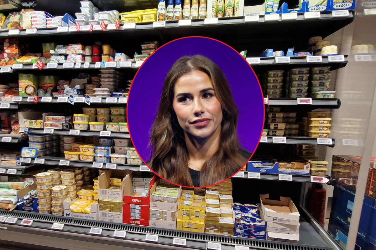 Sarah Engels hat im Supermarkt ihr Geld verloren.