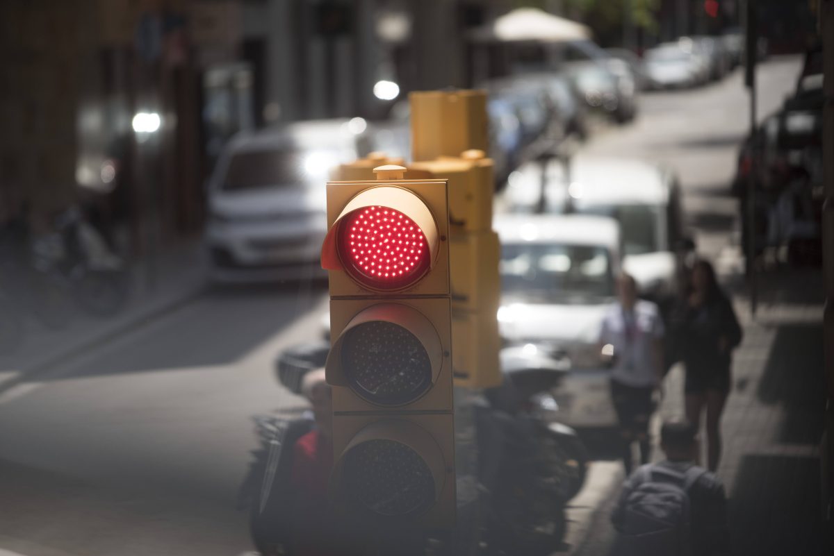 Verkehr: BuÃŸgeld - rote Ampel